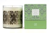 Paddywax Luxe 20-Ounce Poured Glass Candle, Gardenia