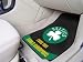 FanMats Officially Licensed Carpeted Front Floor Mats - NBABoston Celtics (1 Pair - Front Floor Mats)