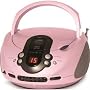 Xtreme CD509 Portable CD Boombox with AM/FM Radio - Pink