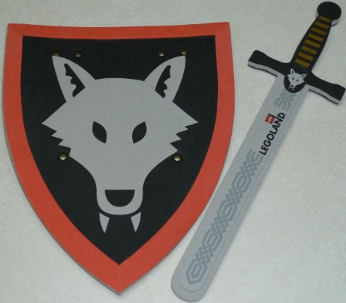 Lego Life-size Castle Wolf Foam Sword and Shield Set
