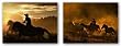 Copper Glow and Sunset Glow Set by Bobbie Goodrich 24"x18" Art Print Poster