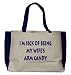 I'm sick of being my wife's arm candy Large BELLA TOTEBAG w/ pockets (Choice of Color...