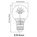 Kiven Vintage Antique Bulbs 2w Decorative E26 110v Antique Led Light Bulb for Pendant Light (Package:1 Pcs)