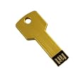 2GB Metal Key USB 2.0 Flash Drive Yellow