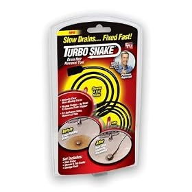 Turbo Snake - Plumber's Quality - 2 Units Included! - As Seen On Tv