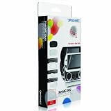 PSP Go SoftJac 6-In-1 Pack w/Anti-Slip Silicone, Wrist Strap and Screen Protection Films - Black/White