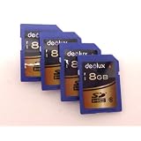 Trade 4 Pack 4 x 8GB Total 32GB Memory Card SD SDHC High Speed Class 10 for JVC Everio GZ MG142EK digital camera camcorder