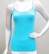 Junior/Missy Nylon/Spandex Spaghetti Strap Cami in Neon Fuschia, Neon Orange and Purple. One Size