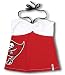 Tampa Bay Buccaneers NFL Women's RADAR Neck Tie Tank Top, Red and White