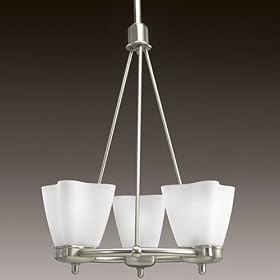 Chandelier Brushed Nickel P4260-09 Medium Base By Progressive Lighting by Progressive Lighting