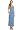 Jules & Jim Women's Long Comfortable Tube Dress, Blue/Grey, X-Small