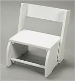 Gift Mark Childrens Flip Stool, White, Large