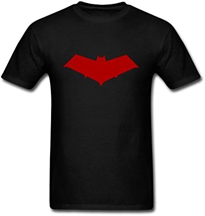 ZHSM Man Red Hood Symbol T-Shirts Black L