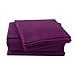 Honeymoon Brushed Microfiber 6PC Bedding Sheet Set, Sheet & Pillowcase Sets - Queen, Purple