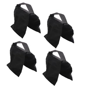 ePhoto FOUR Photo Video Sand Bag Light Stand Sandbags by ePhoto INC 4SBblack