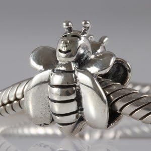 Smile Bee Authentic 925 Sterling Silver Charm Fits Pandora Charm Chamilia Biagi Troll Beads Europen Style Bracelets