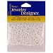 6/0 Glass "E" Beads, White, 20 Gram Pkg