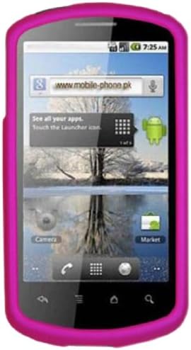 DECORO CRHWIMPHP Premium Protector Case for Huawei U8800/Impulse 4G - 1 Pack - Retail Packaging - Hot Pink
