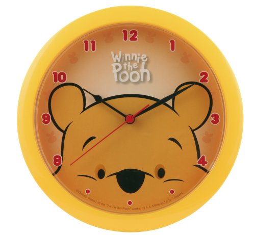 Childrens Toyshop  Kitchen & Housewares : Wesco Winnie The Pooh Moving Eyes Wall Clock