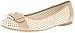 AK Anne Klein Women's 7briele Leather Ballet Flat