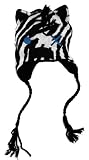 41ugSXS%2BWZL. SL160  Zebra Animal Ladies Laplander Hat