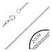 Schmuck1a Panzerkette Halskette diamantiert 1,2 mm, 925/- Silber von Mailando