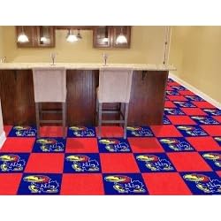 Kansas Jayhawks Carpet Tiles