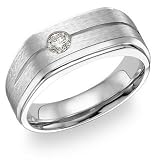 14K White Gold Men's Diamond Ring (0.25 Carats)