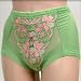  : Venus Lite Green Sheer Floral Short Shaper #3273 sz S M