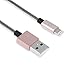 Volts USB-A to Lightning Cable Cord, MFi Certified Charger Compatible with iPhone, iPad, Rigorously Tested for Long Lifespan (Rose Gold 10 Feet)