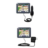 Essential Kit for the Garmin Nuvi 255 - includes Car and Wall Charger with Rapid Charge Technology - Gomadic Brand w/ TipExchange Technology