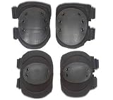 UAG Tactical Set Of Stealth Black High Impact Protective Gear Package - Pair Of Knee And Elbow Pads