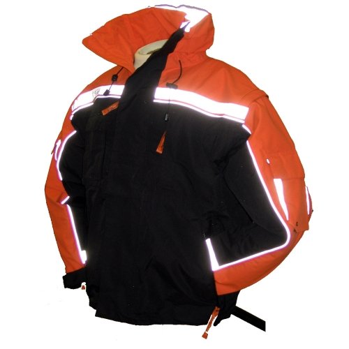 FLOAT TECH F30076 Float Tech Rally Jacket Inflatable PFD OrangeBlack