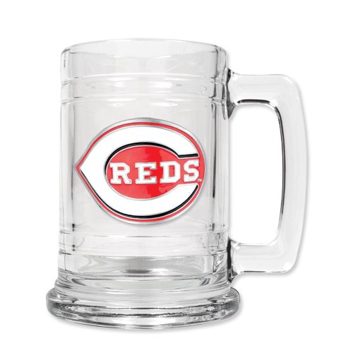 Cincinnati Reds 15oz Glass Tankard