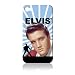 Elvis Presley Snap-On Carrying Case for iPhone 4 (With Elvis' Face and Silhouette Holding a Micropho