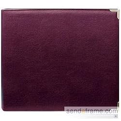 Pioneer 12 Inch by 12 Inch 3-Ring Sewn Oxford Scrapbook Binder, Burgundy