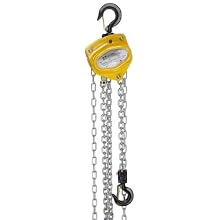 OZ Lifting Hand Chain Hoist, Overload Protection, Hook Mount