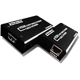 J-Tech Digital Hdmi Extender By Single Cat 5E/6/7 (The Latest & The Best) Ver 1.3 Certified For Full Hd 1080P With Deep Color & Hd Audio And Max Bandwidth Of 10.2Gbps