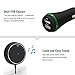 Bluetooth Car Kit, Bluetooth 4.0 Handsfree Car Kit Wireless Talking & Music Receiver Support NFC Noise Cancelling for Car with Built-in Microphone, 3.5mm Aux Jack, Dual USB Car Charger, Magnetic Base