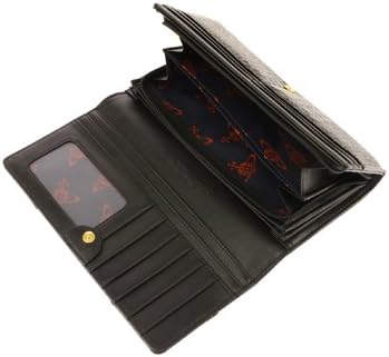Vivian Westwood 1032v-frilly Snake/blk Long Wallet