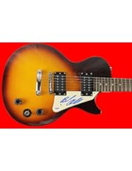 Entertainment Memorabilia: BRAD ARNOLD 3 DOORS DOWN AUTHENTIC SIGNED GUITAR LES PAUL STYLE CERTIFICATE OF AUTHENTICITY PSA/DNA #T21319 - Press Pass Collectibles