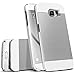 Galaxy S6 Case, OBLIQ [Slim Meta][Satin Silver] Thin Bumper Fit Armor Scratch Resist Metallic Finish Dual Layered Heavy Duty Hard Protection Hybrid High Quality Case (for Samsung Galaxy S6)