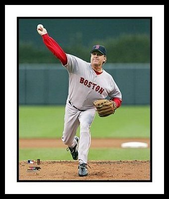 Curt Schilling Framed Boston Red Sox 8x10 Photo - Pitching
