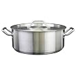 20 Qt Brazier with Cover Stainless Steel Commercial Grade *NSF Approved*