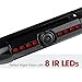 ETvalley Waterproof Rearview Backup License Plate Color Vehicle Camera Reverse Parallel Parking Night Vision Cam with 8 LEDs