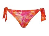 Lucky Brand Gypsy Orange Hipster Swim-bottoms w/Side Ties S