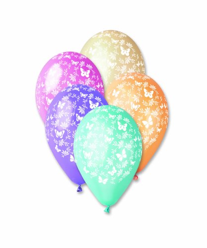 Karaloon GB10682 - 100 Ballons Schmetterlinge, 90-100 cm, Perlmutt, sortiert Preisvergleich