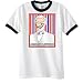 ABRAHAM LINCOLN-STRIPED Ringer T-Shirt