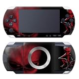 Sony PSP Modding Tattoo Designer Skin - Red Alien