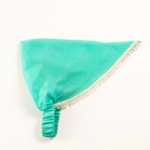 Peppercorn Kids Baby Girls' Solid Silky Head Scarf - Aquamarine